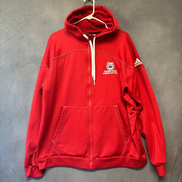 Adidas Fresno State Bulldogs Swimming & Diving Hoodie Jacket Player Issued - Picture 1 of 12